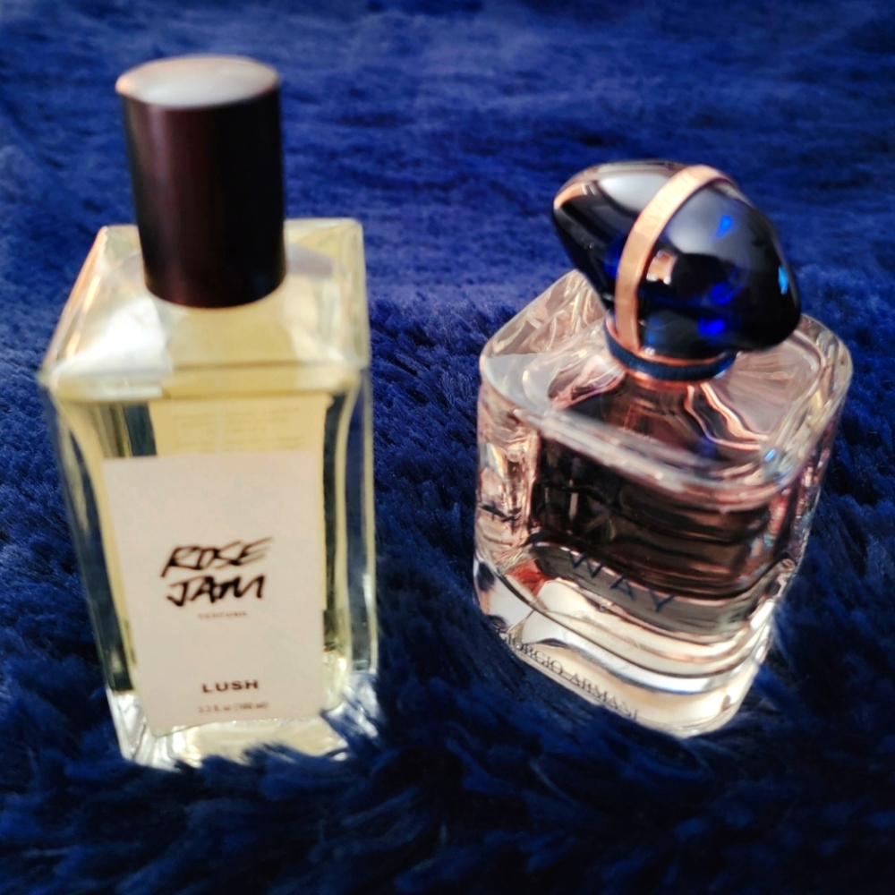 LUSH Rose Jam & ARMANI MY WAY Perfume